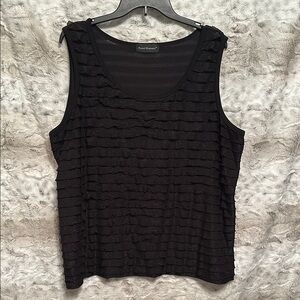 Travel Elements Black Layering Tank Top 1X XL